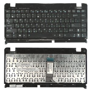 Клавіатура для ноутбука Asus EEE PC (1215) Black, Black Frame) RU
