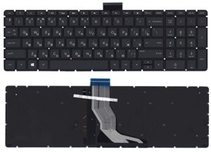 Клавіатура для ноутбука HP (15-BW 250 G6) Black з підсвічуванням (Light) No Frame) RU