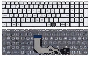 Клавіатура для ноутбука HP Envy (15-ED, 17-CG) Silver, з підсвічуванням (Light), RU