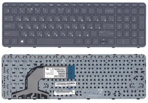 Клавіатура для ноутбука HP Pavilion (15-e) Black, Black Frame) RU
