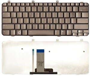 Клавіатура для ноутбука HP Pavilion (D3-1000, DV3Z-1000) з підсвічуванням (Light), Bronze, RU