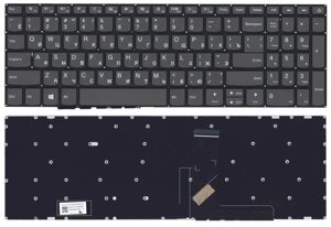 Клавіатура для ноутбука Lenovo IdeaPad (320-15ABR, 520-15IKB) Black (No Frame), RU