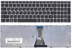 Клавіатура для ноутбука Lenovo IdeaPad (G50-70, G50-30), Black, Gray Frame) RU