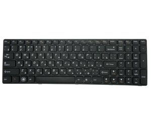 Клавіатура для ноутбука Lenovo IdeaPad (G500, G505, G505A, G510, G700, G710, G500AM, G7), Black, Black Frame) RU