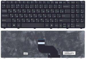 Клавіатура для ноутбука MSI (CR640, CX640) Black, Black Frame), RU