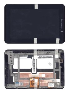 Матриця з тачскрін ( модуль ) для планшета Lenovo IdeaPad A1-07 чорний з рамкою