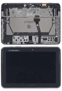 Матриця з тачскрін ( модуль ) для планшета Samsung Galaxy Note 10.1" N8000 чорний з рамкою