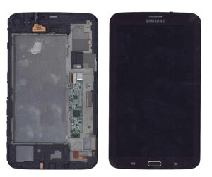 Матриця з тачскрін ( модуль ) для планшета Samsung Galaxy Tab 3 7.0 SM-T211 коричневий з рамкою