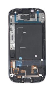 Матриця з тачскрін ( модуль ) для телефону Samsung Galaxy S3 GT-I9300 коричневий з рамкою