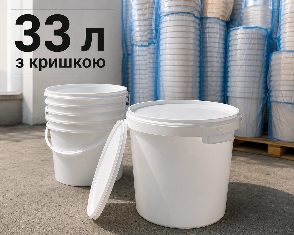 Контейнер 33 л з кришкою