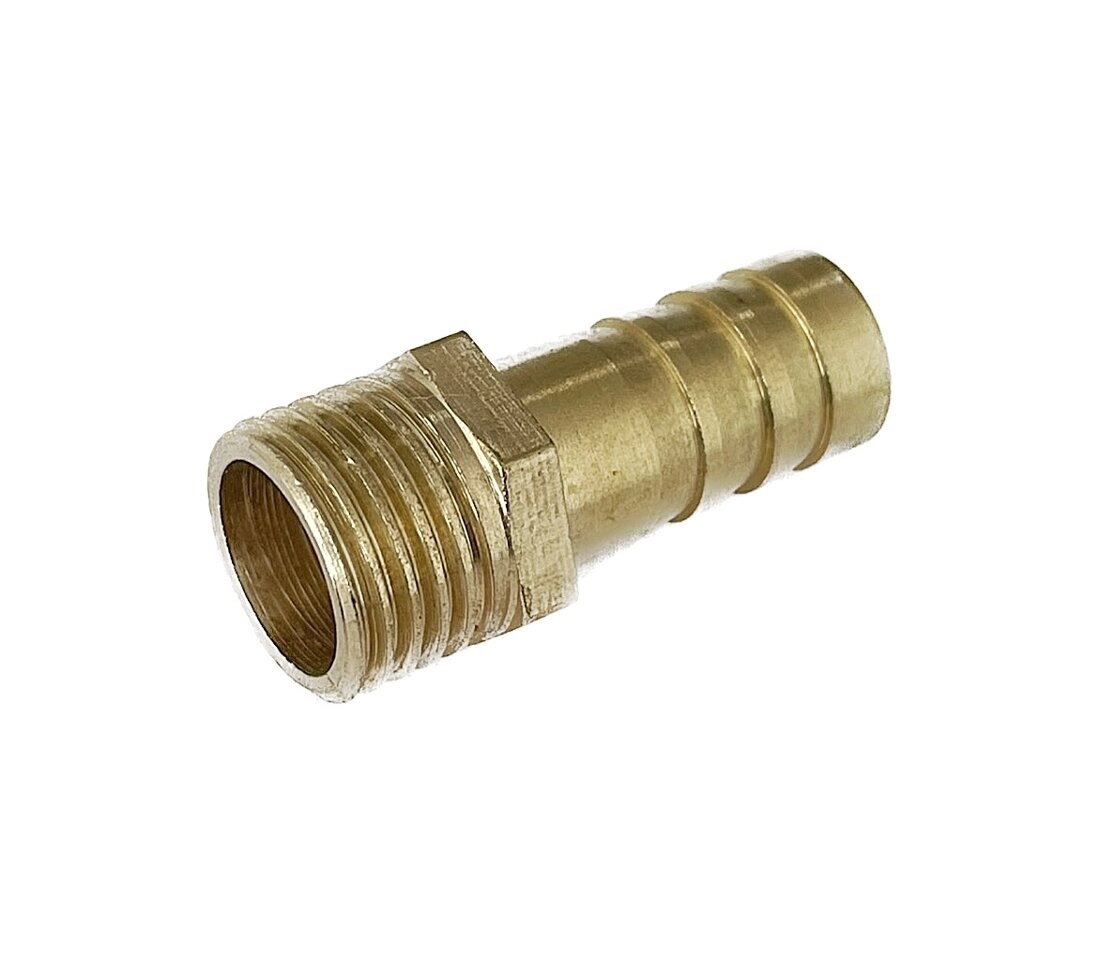Перехідник латунний папа 1/4 - 10 мм