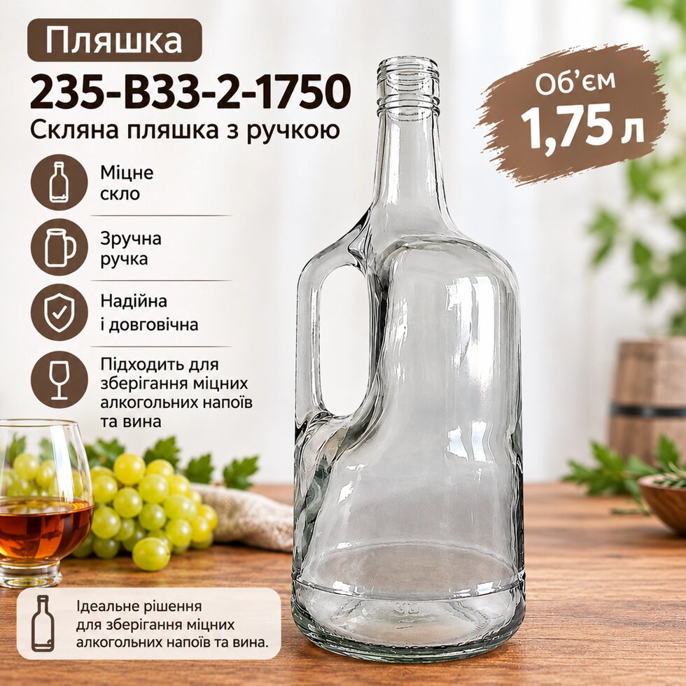 Пляшка 235-В33-2-1750
