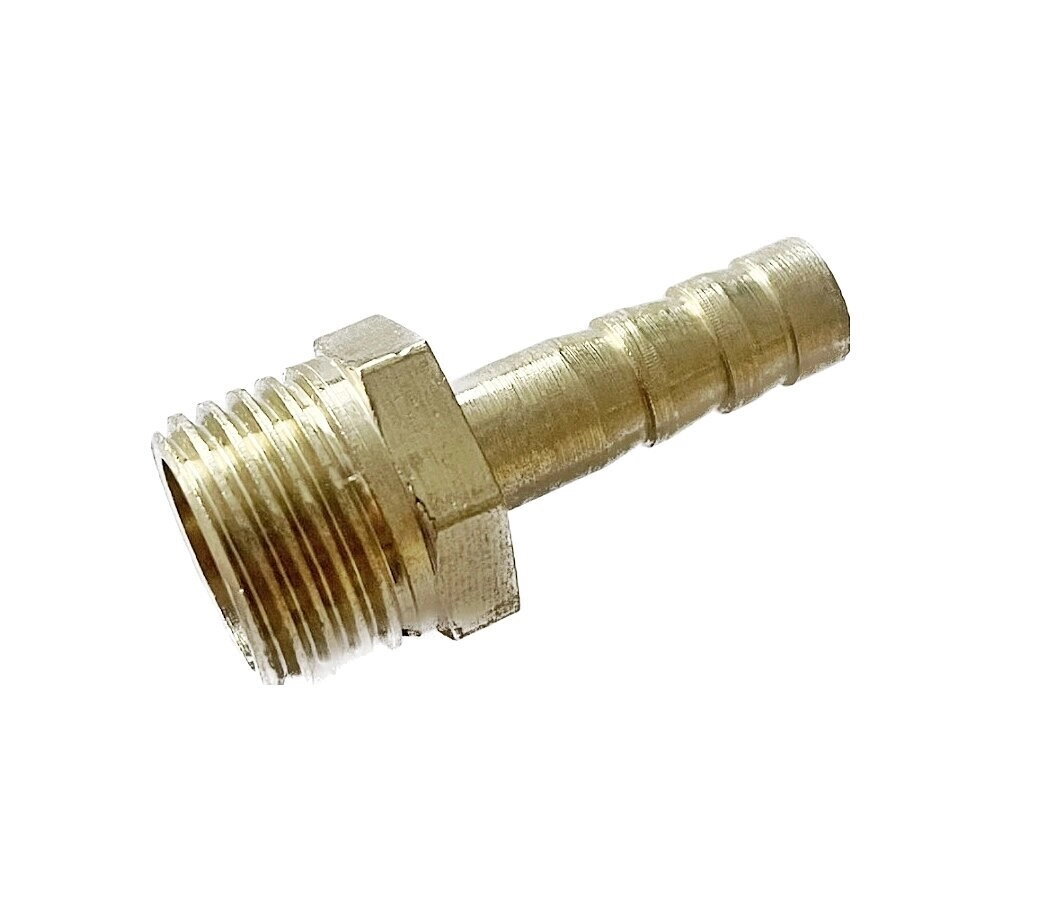 Перехідник латунний папа 1/4 - 6 мм