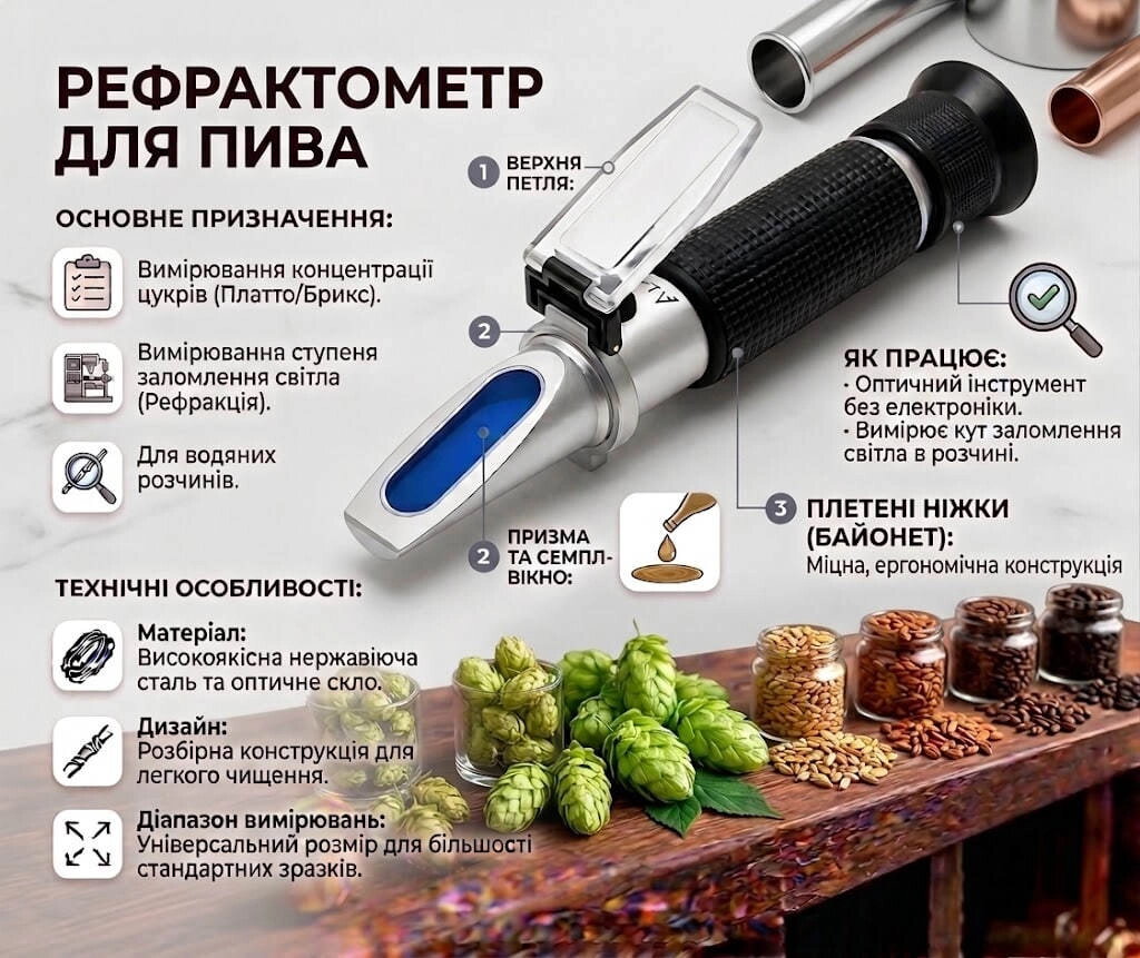 Рефрактометр для пива