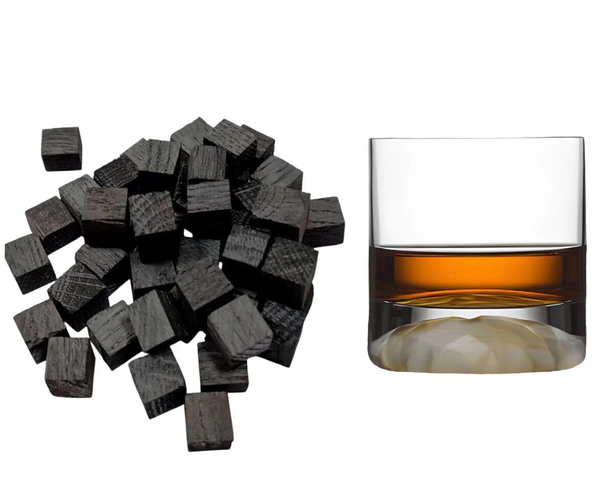 Кубики дубові Fine Spirit CROCODILE дуже сильний випал 50 г