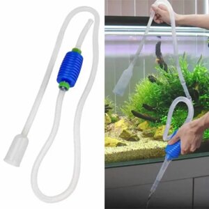 Сифон SX-19, для очистки грунта акваріума із краном, шлангом, грушею (шланг)