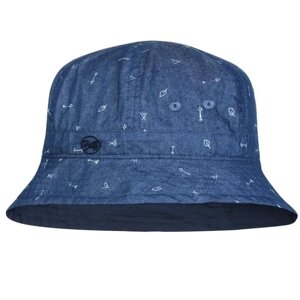 Панама дитяча (8-12) Buff Kids Bucket Hat, Arrows Denim [n-8428]