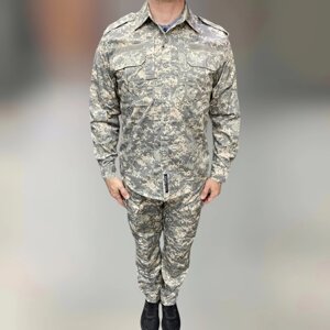Військова форма (кітель та штани), піксель НАТО, розмір XL, тактична військова форма літня 1