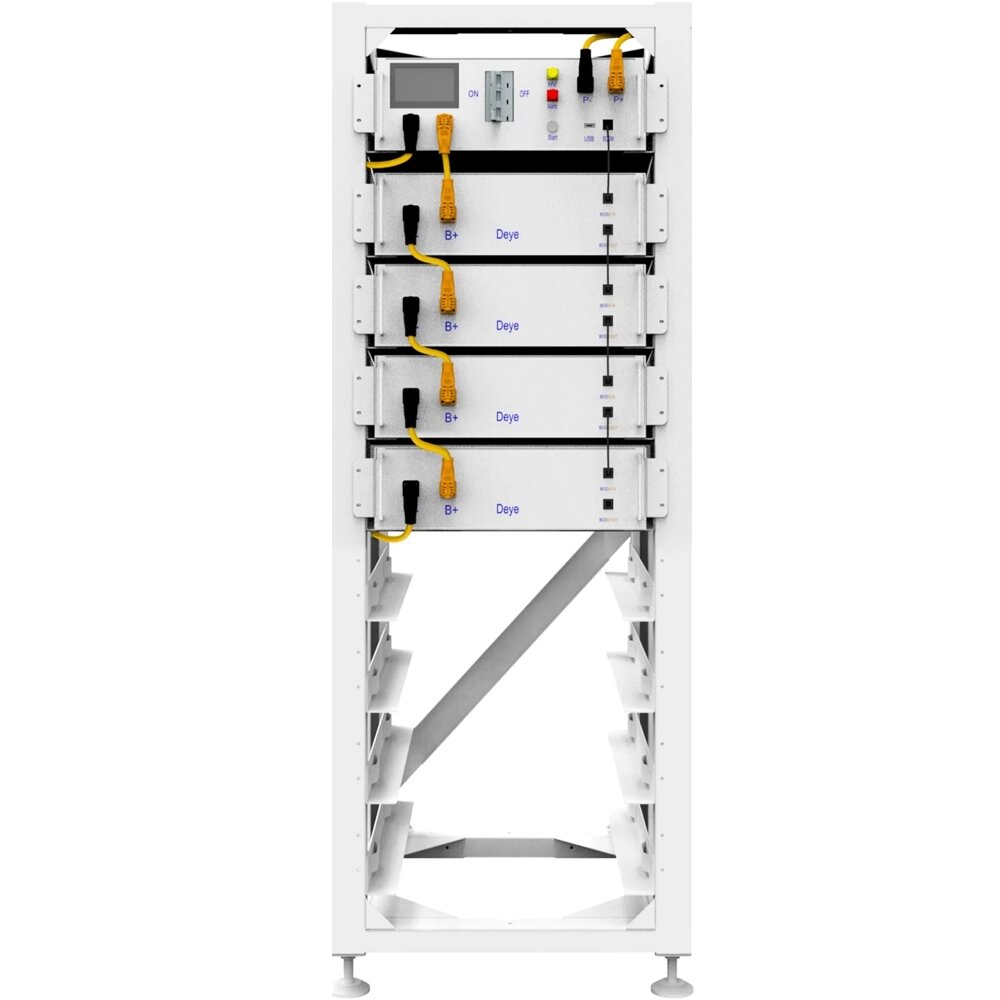 Комплект Deye BOS-GM5.1 20.48kW 204.8V 100Ah LiFePO4 + модуль управління BMS HVB750V RACK від компанії ЕНЕРГЕТИЧНА КОМПАНІЯ "ІНСОЛ" - фото 1