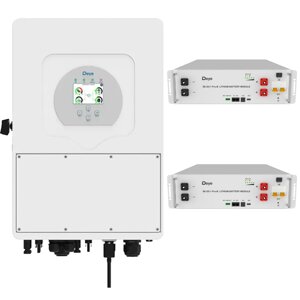 Система комплект резервного живлення інвертор Deye SUN-8K-SG01LP1-EU-EU 8 квт + АКБ SE-G5.1 Pro-B*2шт.