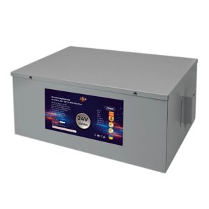 Акумулятор Logic Power LiFePO4 24V (25,6V) - 230 Ah (5888Wh) (BMS 150 A/75A) метал
