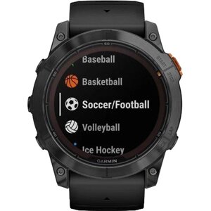 Garmin Fenix 7X Pro Solar Slate Gray w. Black Band (010-02778-00/01)