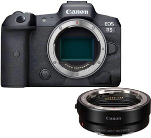 Canon EOS R5 Body (4147C027) + MT ADP EF-EOSR