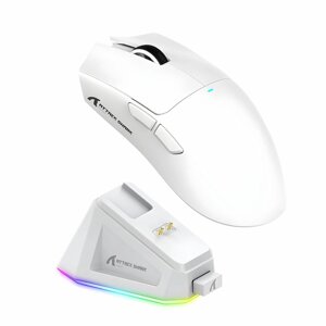 ATTACK SHARK X11 Wireless Gaming Mouse with Charging Dock White