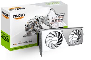 INNO3D GeForce RTX 4060 Ti 16GB TWIN X2 OC White (N406T2-16D6X-178055W)