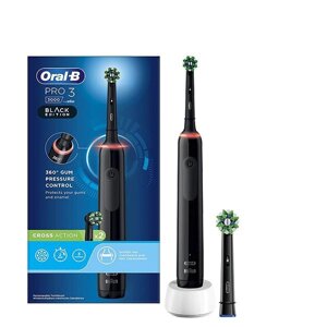 Oral-B D505 PRO 3 3000 Cross Action Black 2 насадки