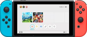 Nintendo Switch with Neon Blue and Neon Red Joy-Con (045496452629)
