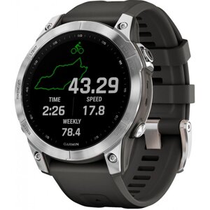 Garmin Fenix 7 Silver with Graphite Band (010-02540-00/01)