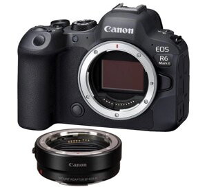 Canon EOS R6 Mark II Body (5666C031) + MT ADP EF-EOSR