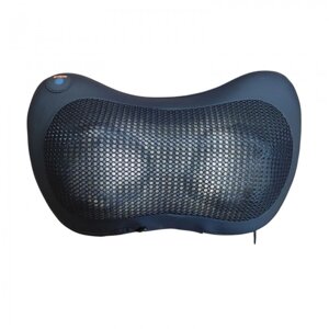 Масажер, масажна подушка для дому та машини Massage pillow CHM-8028 (8 роликів) Чорний