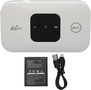 4G WiFi Роутер з SIM-картой та 2100mAh Акумулятором швидкість 150 Мбіт/с