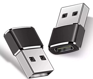 Даптер Generic USB -USB C 1 шт (чорний)