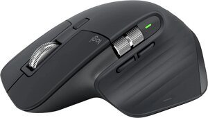 Бездротова миша Logitech MX Master 3S 8K DPI, скло, USB-C, Bluetooth (чорний)