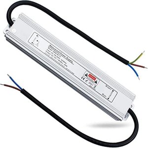 Блок живлення REYLAX 12V LED вуличний, світлодіодний трансформатор 60W 5A, IP67