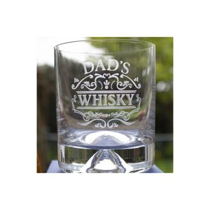 Велика склянка Royal Scot Crystal для віскі DAD'S WHISKY (пошкоджене паперове пакування)