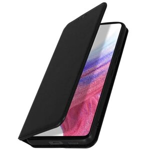 Чохол фліп Honosb для Samsung Galaxy A53 6.5 дюйми зі склом для дисплею (чорний)