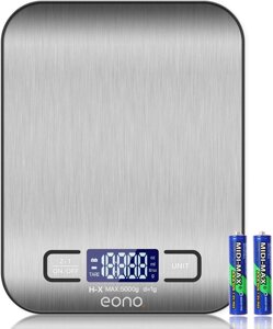 Цифрові кухонні ваги Eono з нержавіючої сталі преміум-класу (5 кг)