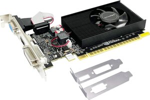 Графічна карта qthree geforce 210 1024 мб DDR3, 64 біти, HDMI, DVI, VGA, ядро 589 мгц