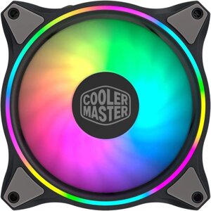 Кулер Cooler Master MasterFan MF140 Halo з адресною RGB-підсвіткою, 140 мм (чорний)