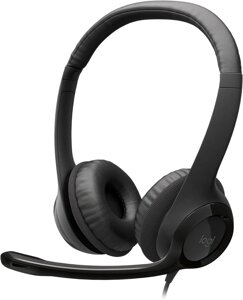 Logitech H390: Навушники з мікрофоном та шумозаглушенням для ПК/Ноутбука (б\у без коробки)