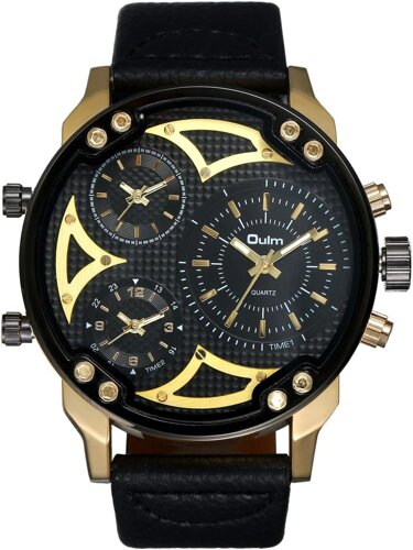 Чоловічий наручний годинник Avaner Японський кварцовий годинник зі шкіряним ремінцем