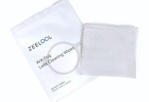 Попередньо зволожені багаторазові серветки для окулярів ZEELOOL ANTI-FOG (набір 8 шт)