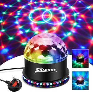 RGB диско-шар SOLMORE послідовний мигаючий ефект, звукова активація, 51 світлодіод