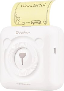 Термальний принтер Bisofice PeriPage A6 для друку через Bluetooth для смартфонів на Android, iOS і Windows