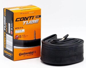 Велосипедна камера Continental Conti Tube MTB 27.5 B+ з клапаном Schrader, 40 мм