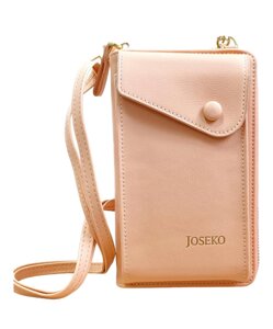 Жіноча сумка- гаманець через плече JOSEKO (персиковий)